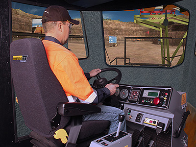 Hitachi EH4500-S1 (AC) Haul Truck Training Simulator Module on PRO3