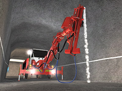 Sandvik DS411-C Bolter Drilling Training