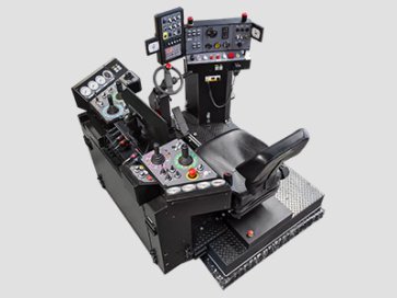 Sandvik DS411-C Bolter Training Simulator Module (Overhead view)