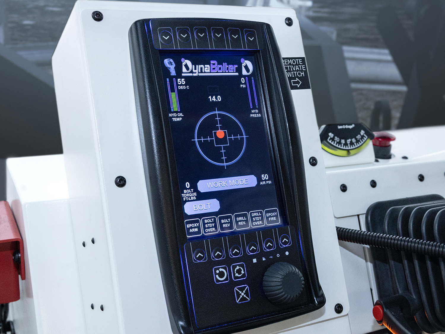 DynaBolter V2.0 - Operator screen