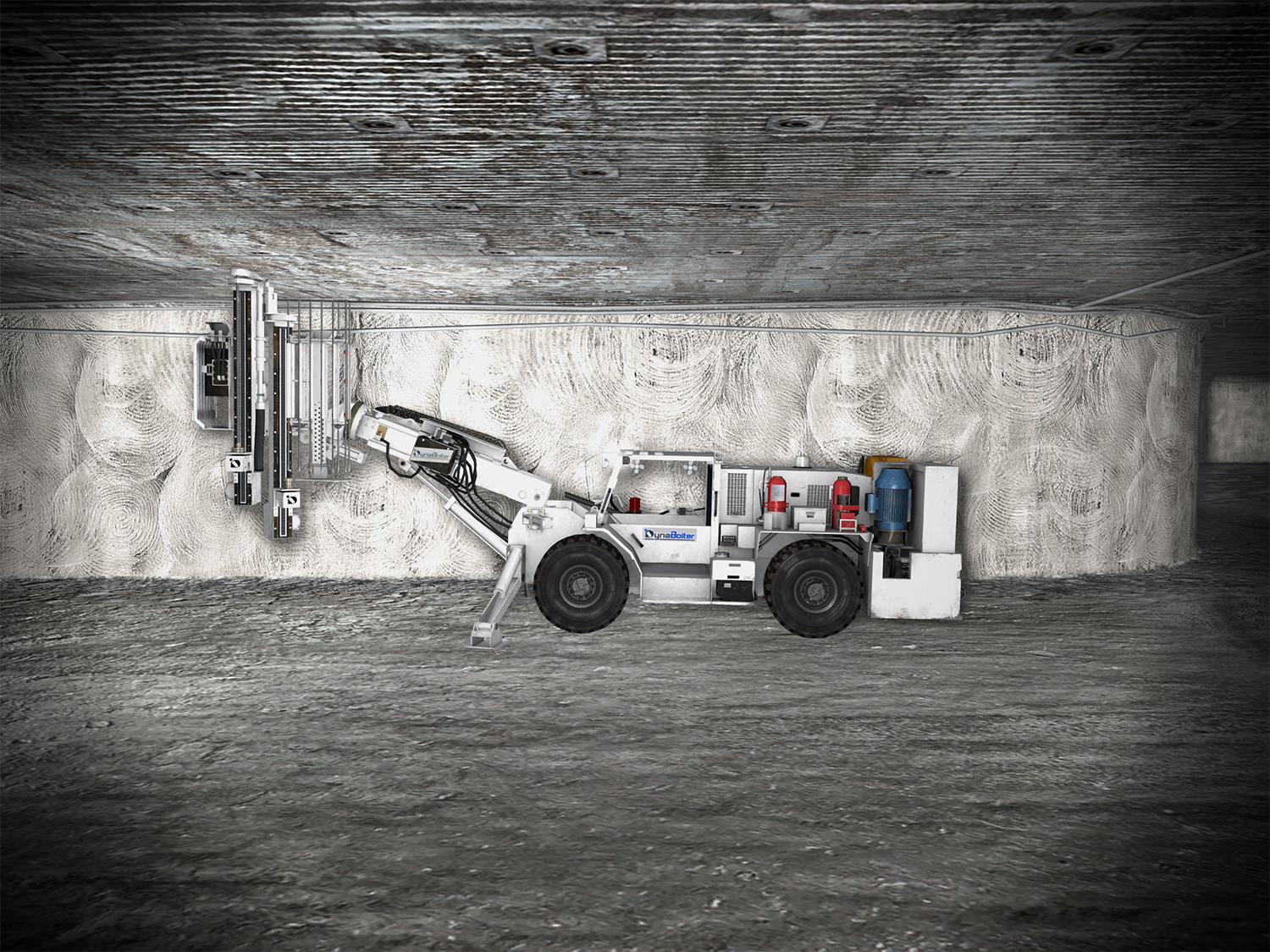 DynaBolter V2.0 Underground Bolter with drilling assistance off