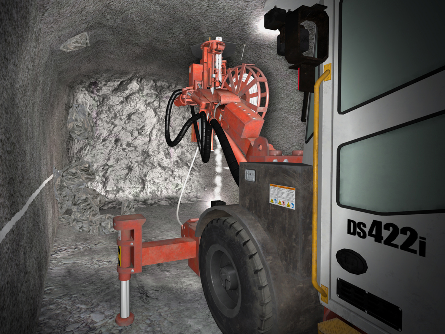 Sandvik DS422i Cable Bolter Safety Training