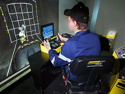 Atlas Copco L1C Jumbo Drill Training Simulator Module on IM360