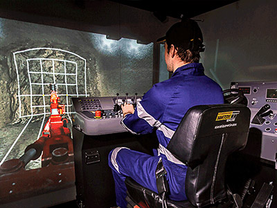 Sandvik DD311 Jumbo Drill Training Simulator Module on IM360
