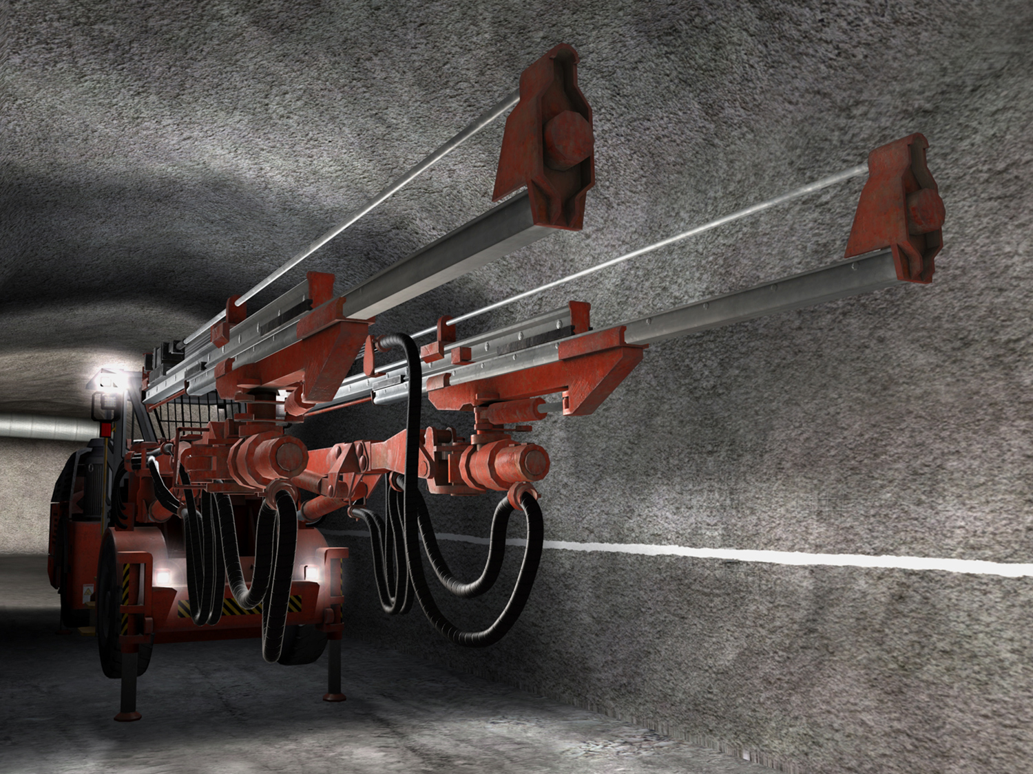 Sandvik DD422i (Dual Control) Front view