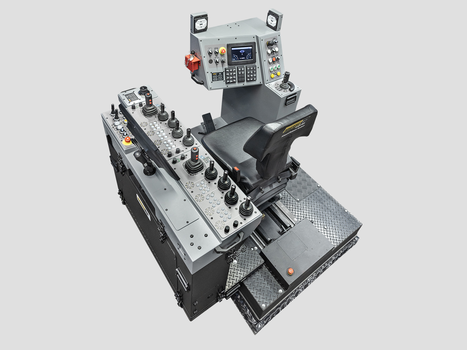 Sandvik DD422i (Dual Control) Jumbo Drill Training Simulator Module (Overhead view)