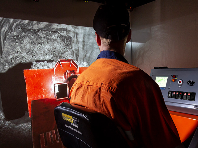 Sandvik LH307 Underground Loader Training Simulator Module