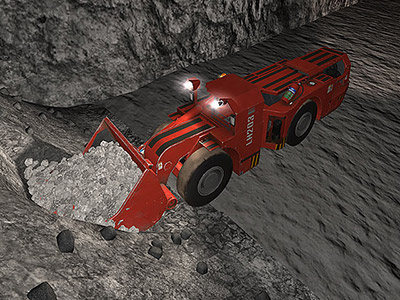 Sandvik LH203 Digging Training