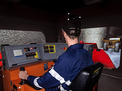 Sandvik LH410, LH517, LH621 Underground Loader Training Simulator Module on IM360