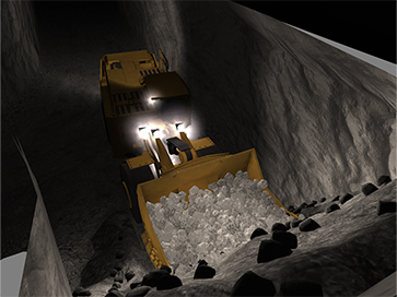 Cat R1700 XE Digging Training