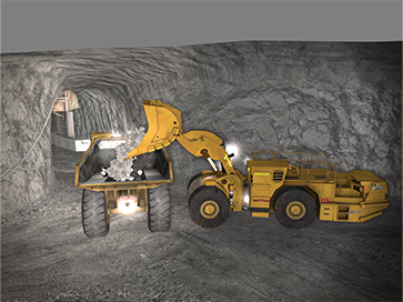 Cat R1700 Dumping Training