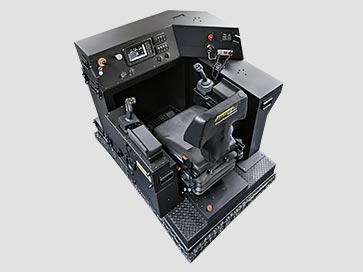 Training Simulator Module for Cat R1700, R1700K, R1700 XE Underground Loaders (Overhead view)