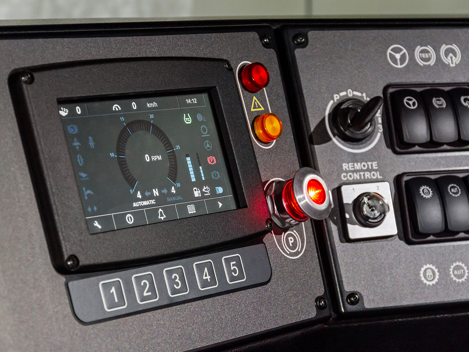 Sandvik LH517i - VCM display and operator screens