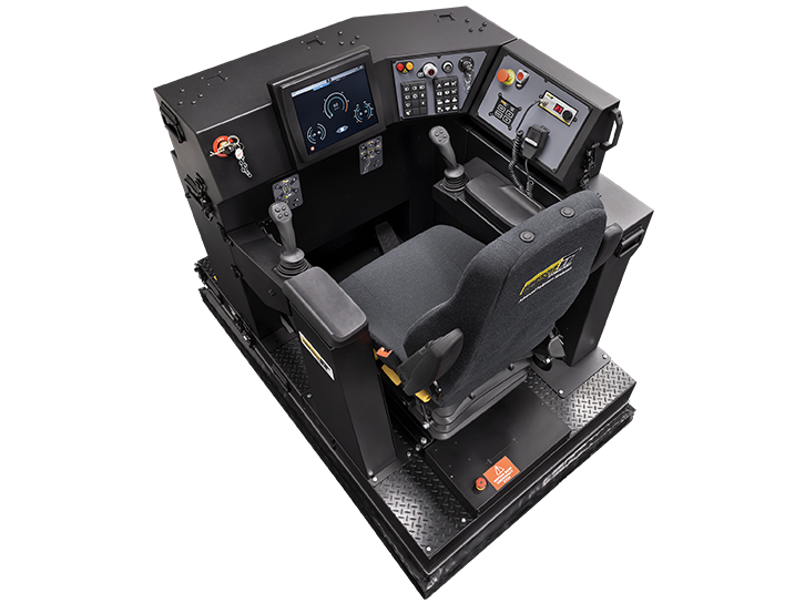 Sandvik LH518B Underground Loader Training Simulator Module (Overhead view)