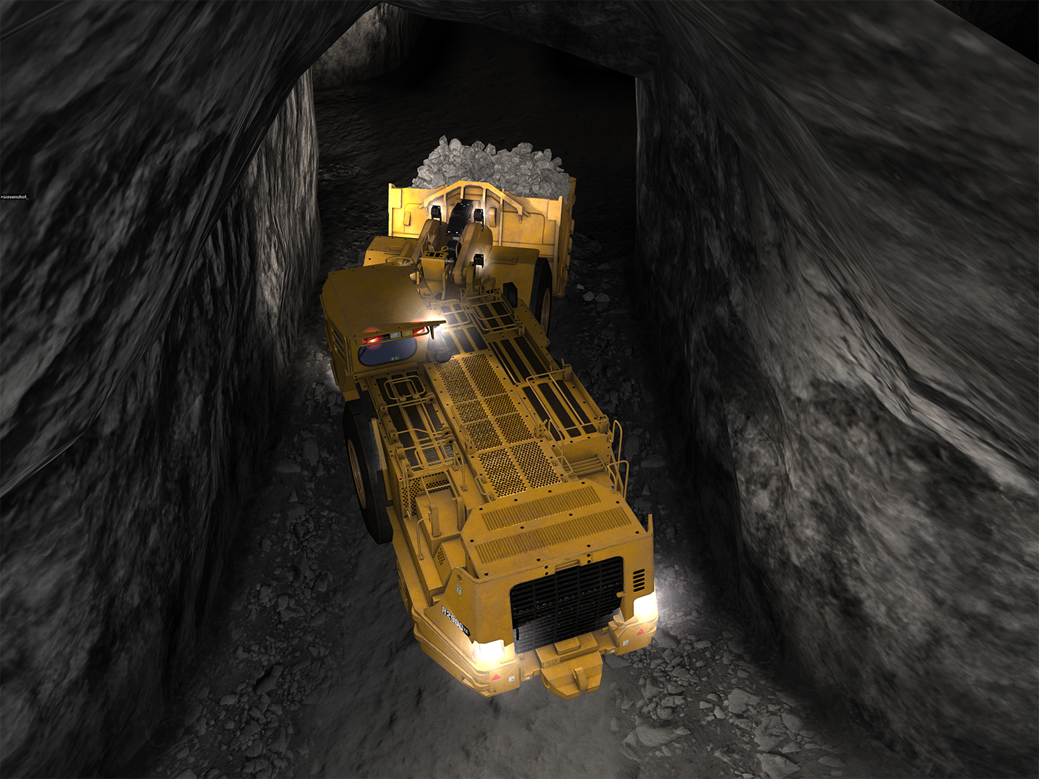 Cat R2900 XE Tramming Training