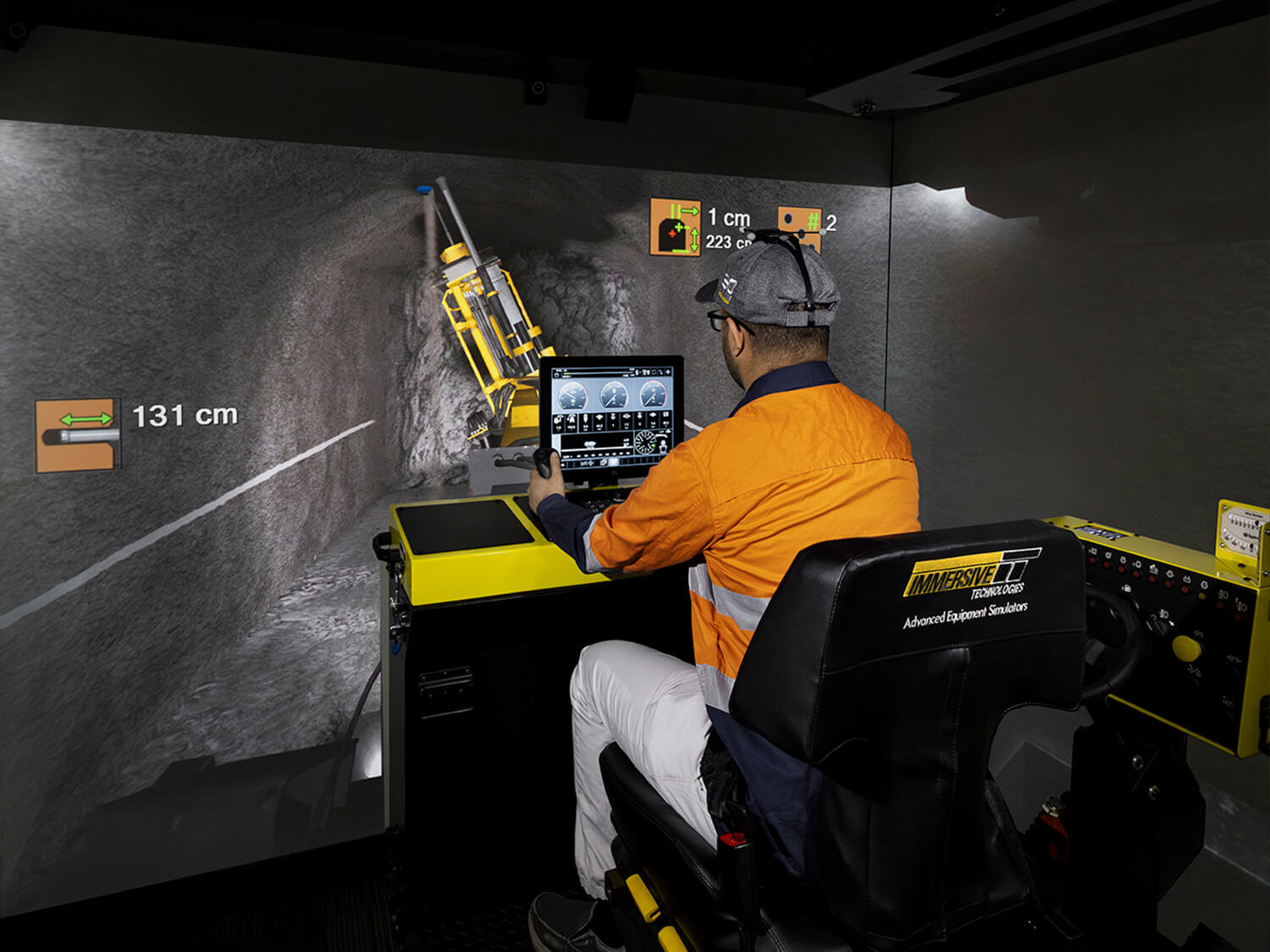 Epiroc Simba E7 C, M4 C (RCS 5) Longhole Drill Training Simulator Module