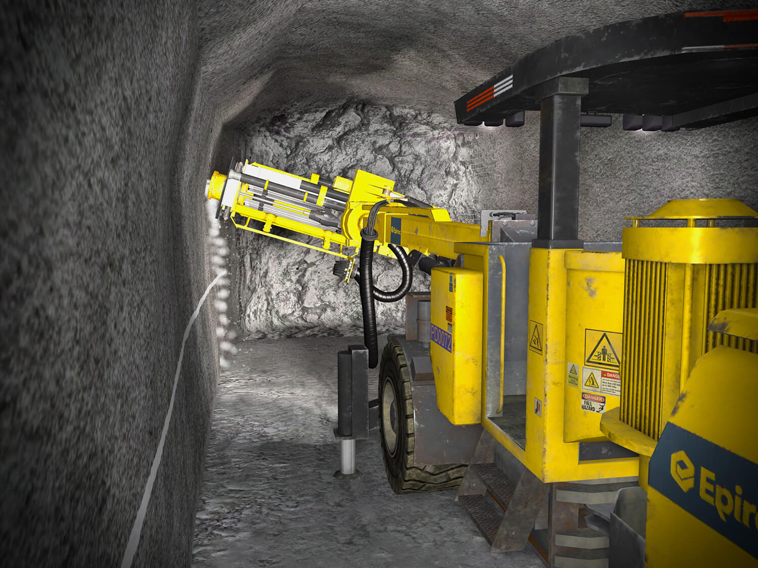 Epiroc Simba E7 C, M4 C (RCS 5) Longhole Drill Drilling Training