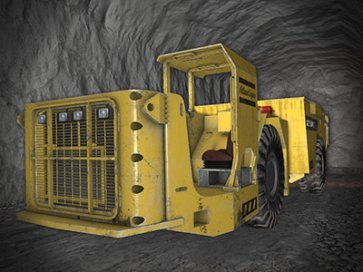 Atlas Copco MT2010 Underground Truck - front view