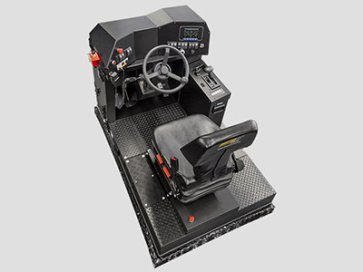 Sandvik TH663 Underground Truck Training Simulator Module (Overhead view)
