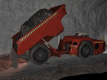 Sandvik Toto TH663i Underground Truck Dumping Training
