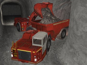 Sandvik Toto TH663i Underground Truck Loading Training