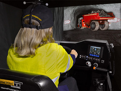 Sandvik Toto TH663i Underground Truck Training Simulator Module on IM360