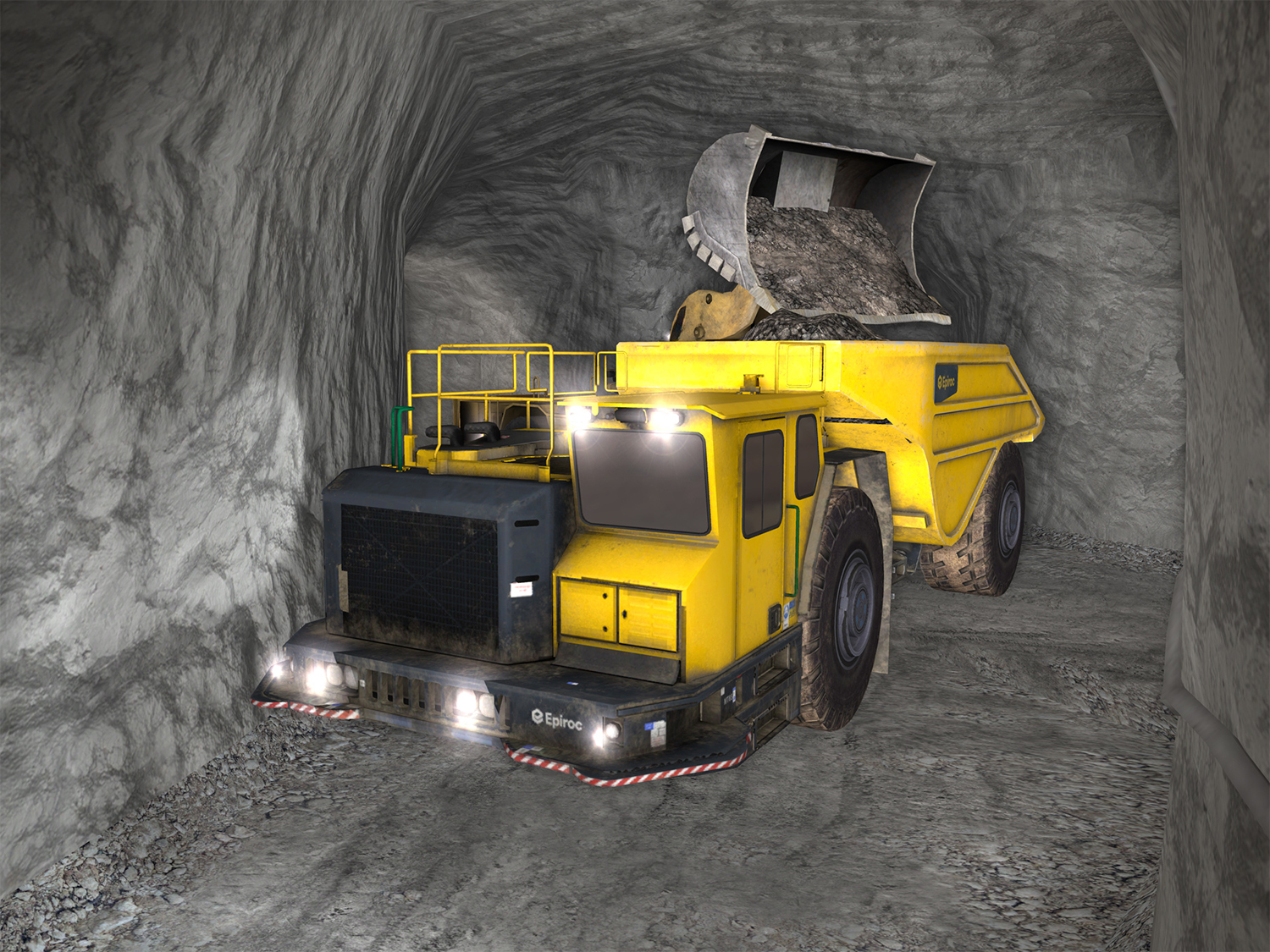 Epiroc (Atlas Copco) MT65 Loading Training 2nd view