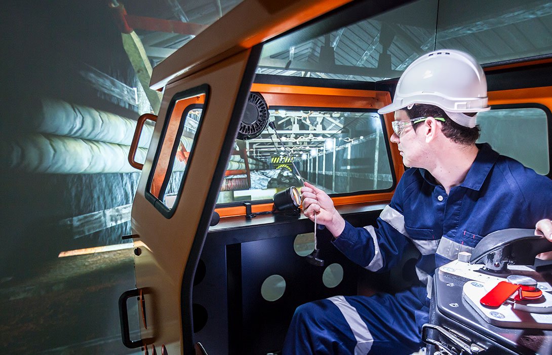 Simulator for Underground Locomotive