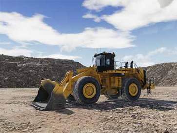 Cat 994H Hero Side VIew