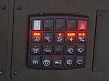 P&H L-2350 - Ergonomic control panel