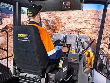 P&H L-2350 Wheel Loader Training Simulator