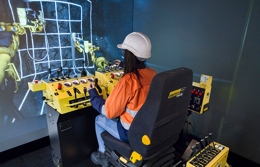 Simulator for Epiroc (Atlas Copco) 282 Rocket Boomer