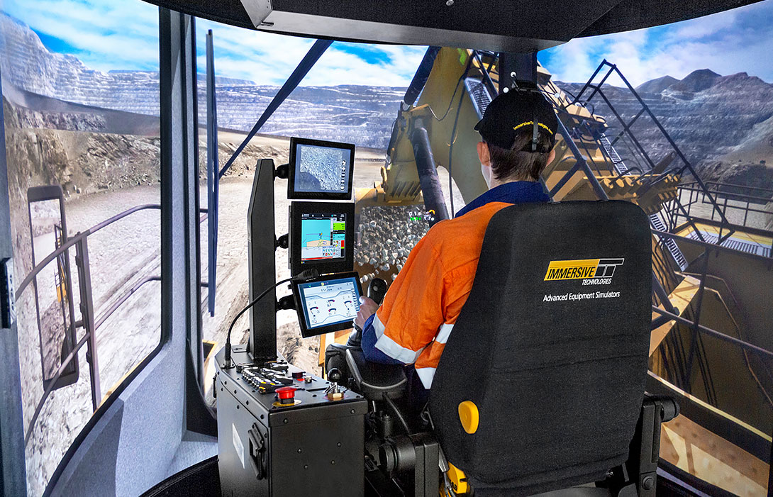 Simulator for Cat® 6060 Shovel/Excavator