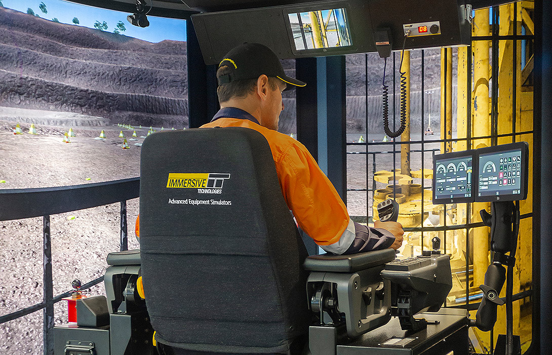 Simulator for Cat(R) MD6250 Rotary Blasthole Drill