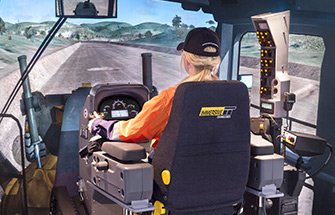 Simulator for Cat® 16M, 24M Graders