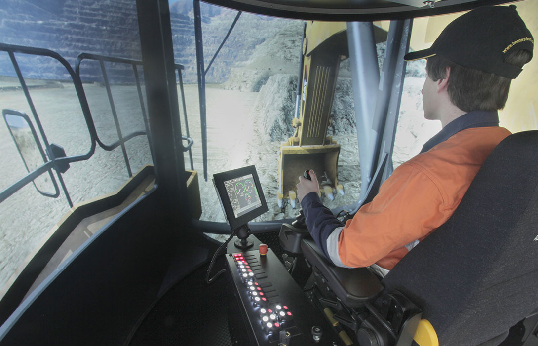 Simulator for Cat&reg; 6020B Excavator