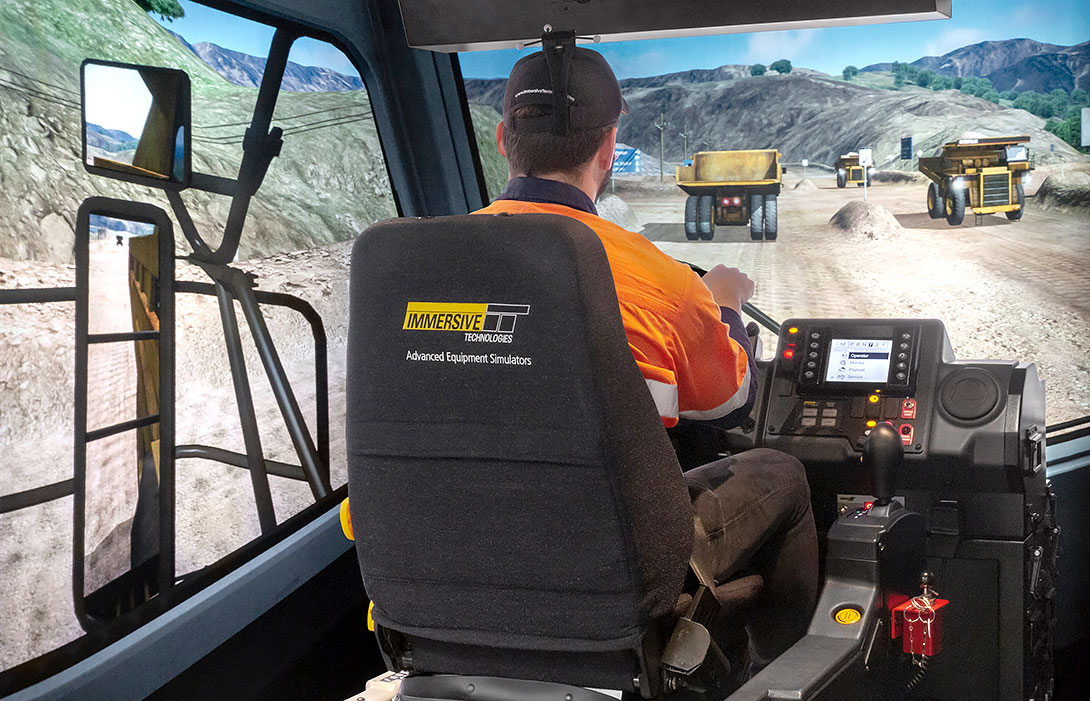 Simulator for Cat® 777E Truck
