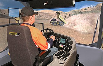 Simulator for Cat® 777F Haul Truck
