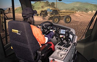 Simulator for CAT® 777G Haul Trucks