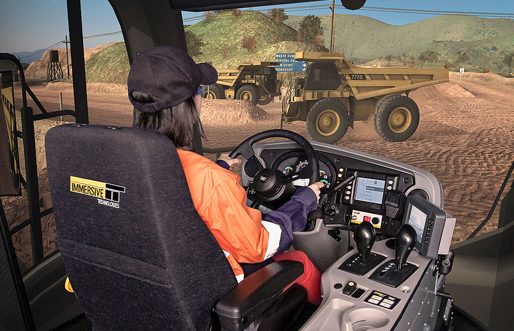 Simulator for Cat® 777G Haul Truck