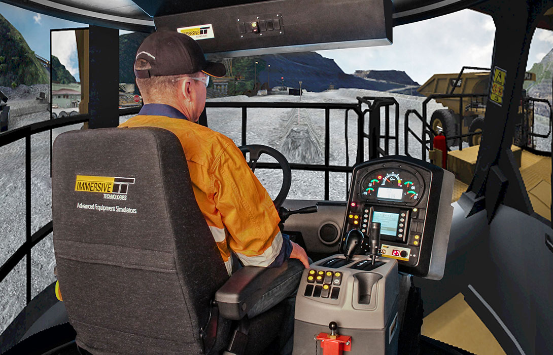 Simulator for Cat® 795F Haul Truck