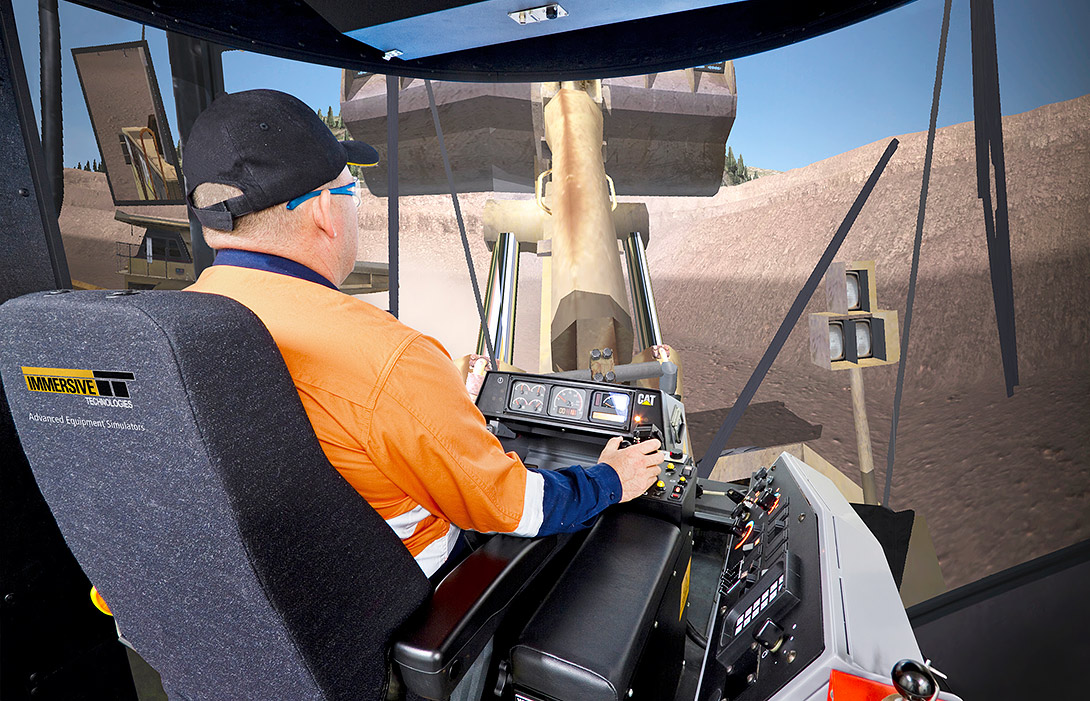 Simulator for Cat(R) 992G Wheel Loader