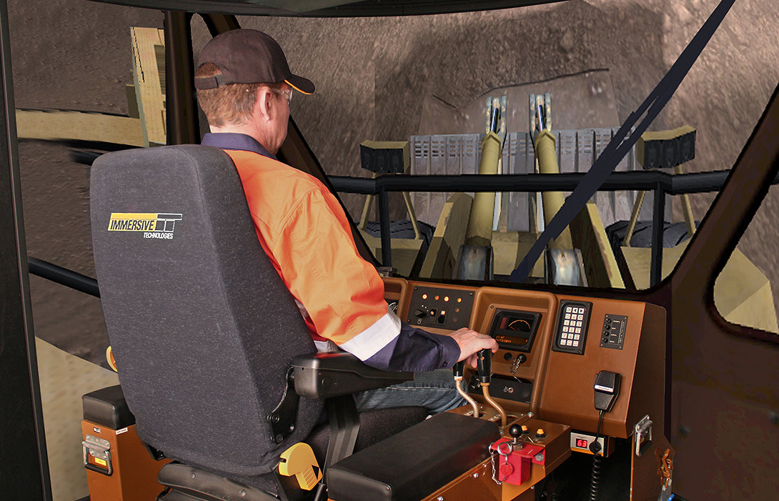 Simulator for Cat&reg; 994D Wheel Loader