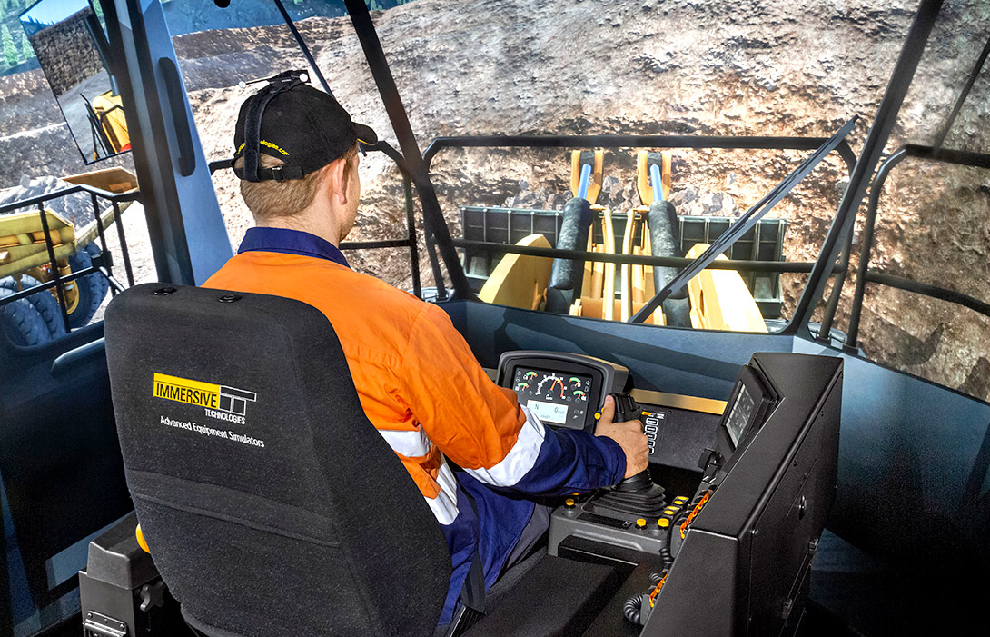 Simulator for Cat(R) 994K Wheel Loader