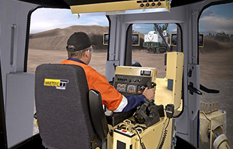 Simulator for Cat® D11R Track Dozer