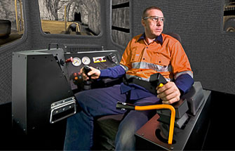 Simulator for Cat® R1700G, R2900G Underground Loaders