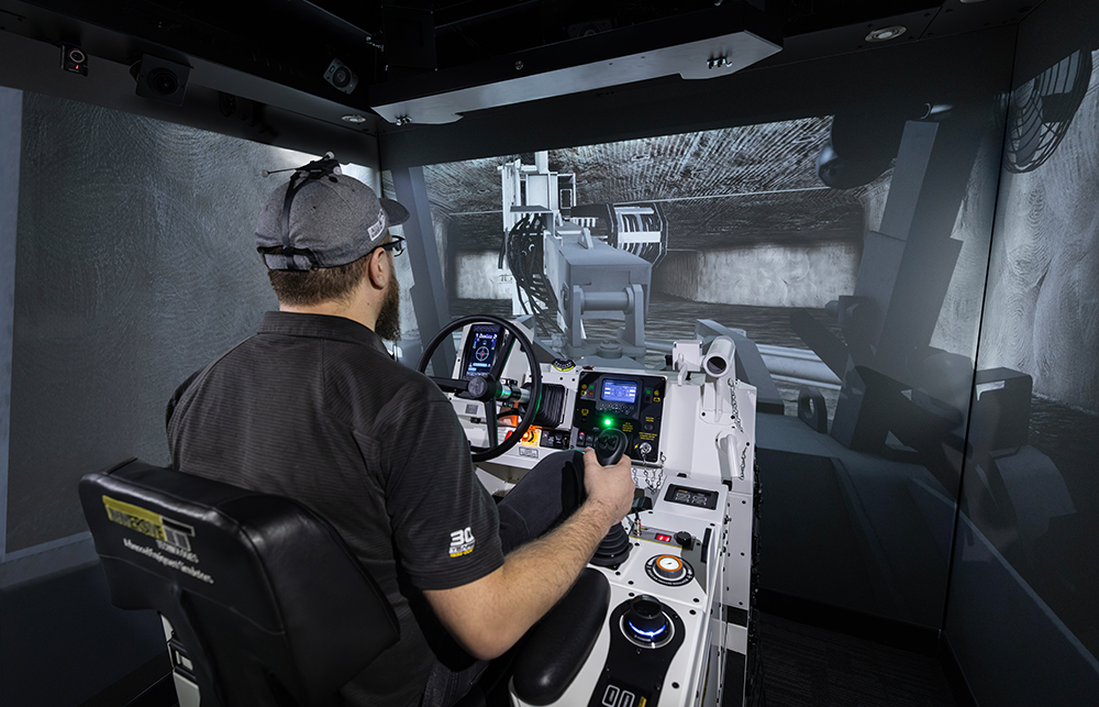 Simulator for DynaBolter V2.0 Roof Bolter