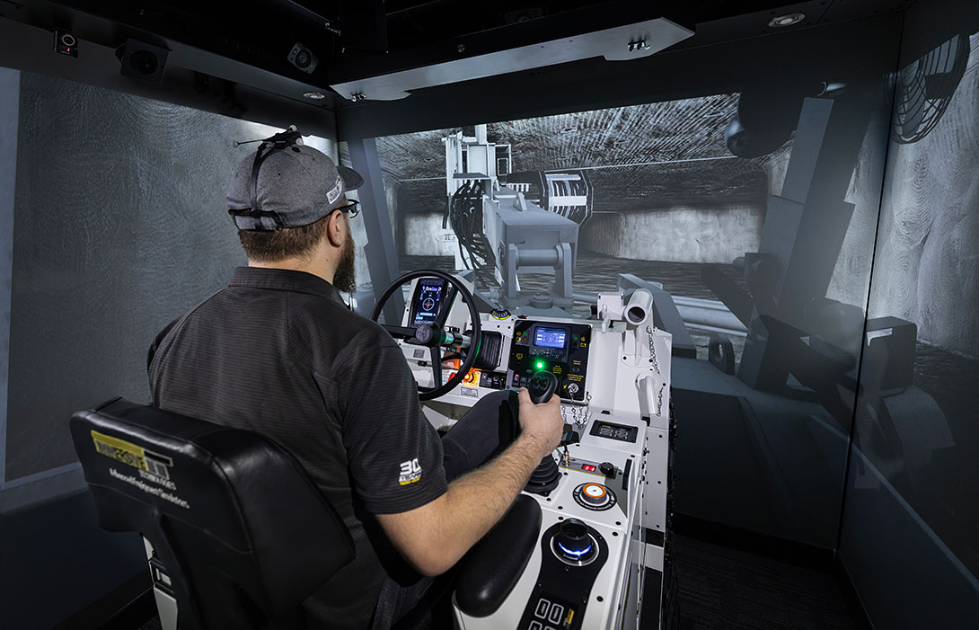 Simulator for DynaBolter V2.0 Roof Bolter