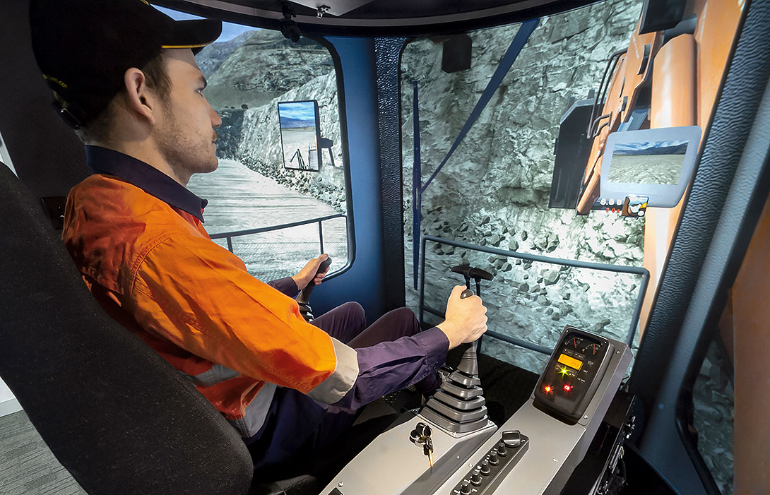 Simulator for Hitachi Hydraulic Shovel/Excavator EX1200-5D
