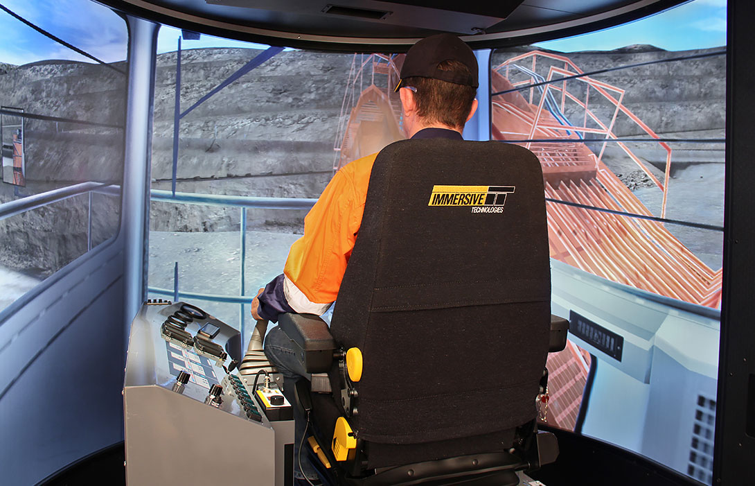 Simulator for Hitachi Hydraulic Shovel/Excavator EX2500-5